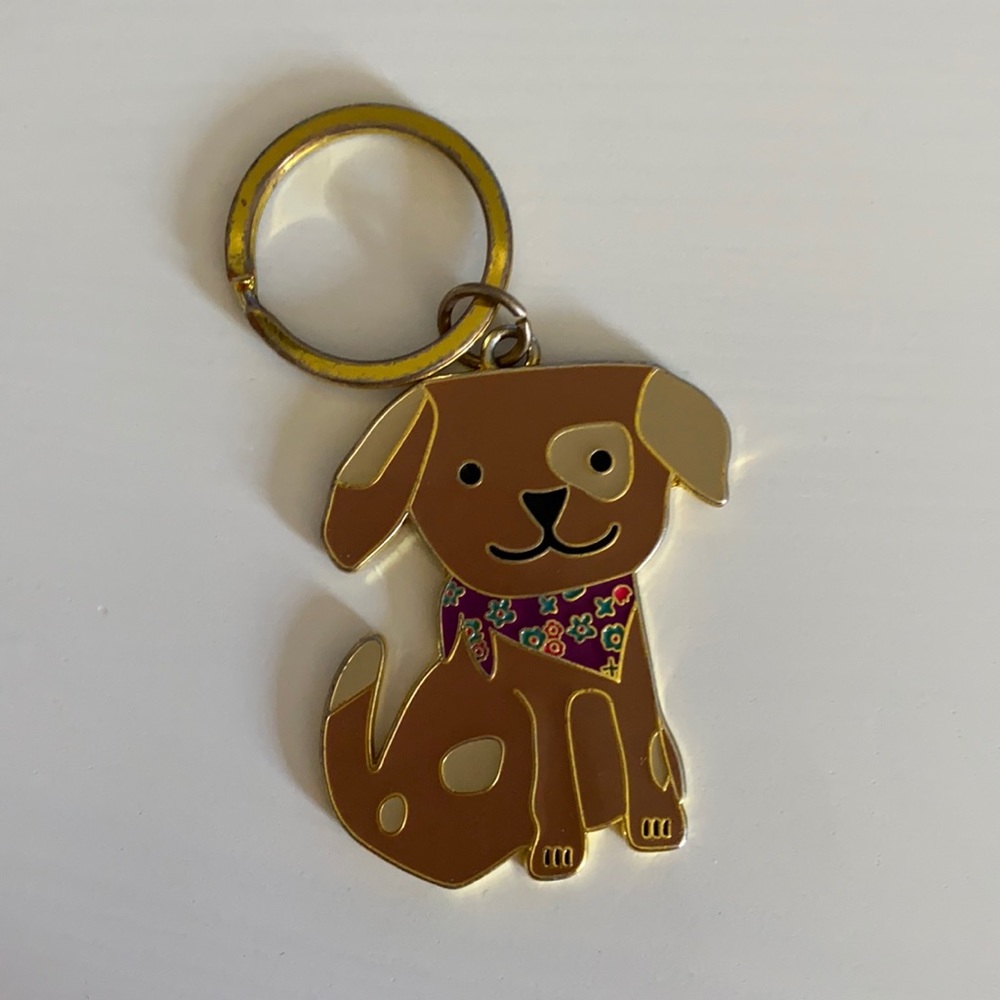 Dog keychain